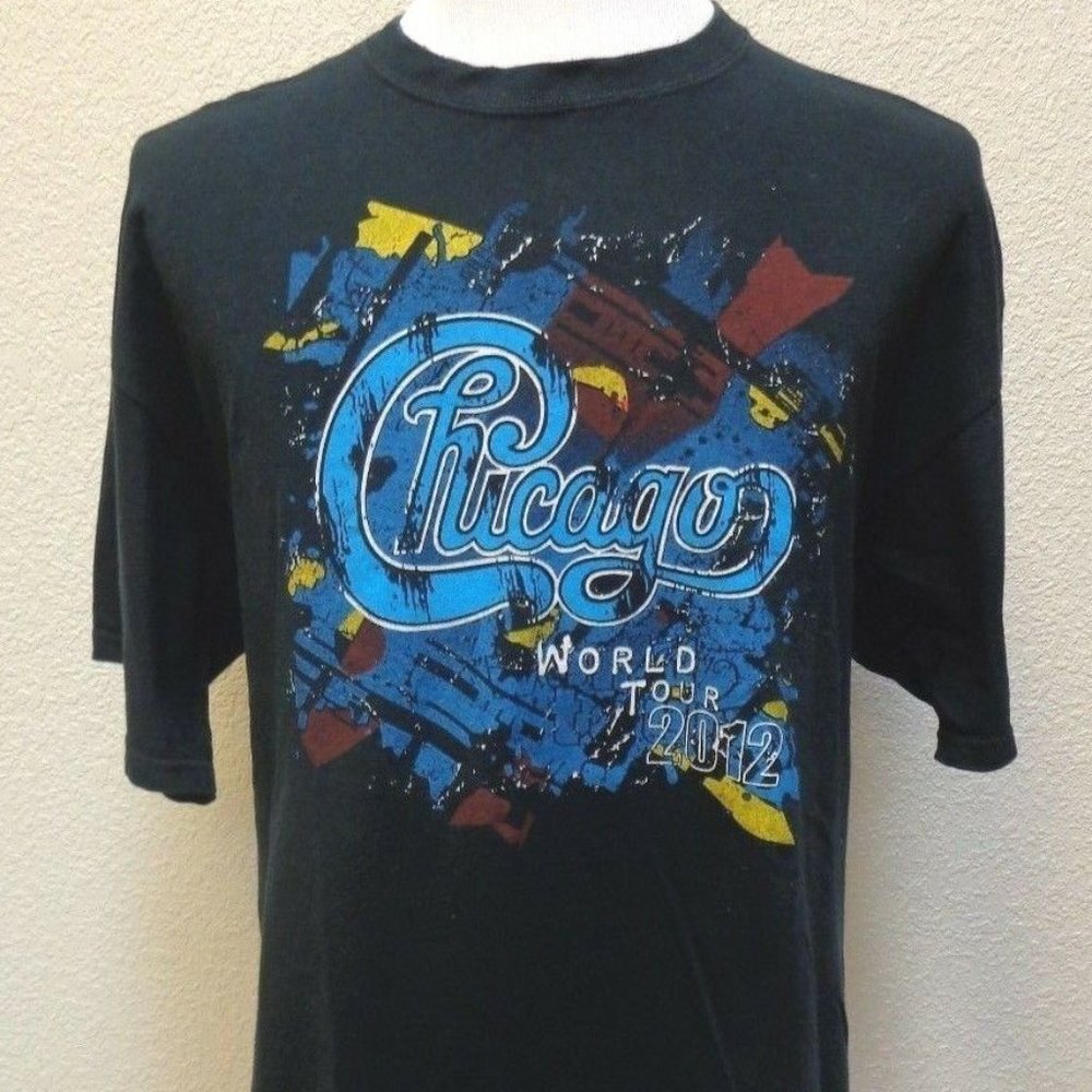 CHICAGO MADE IN USA TOUR 2012 MENS SHIRT SZ XL